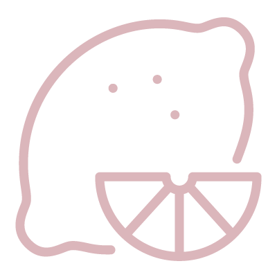 Icon showing lemon - Sweet Angel Cakes cake flavors, fillings, and icing